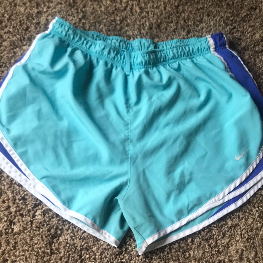 Light blue nike shorts